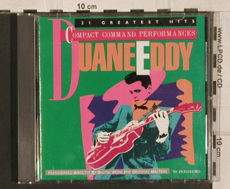 Duane Eddy: 21 Greatest Hits, Motown (06218MD), US, 1986 Typ: CD Best.-Nr.: 83823 Preis: 7,50 Euro