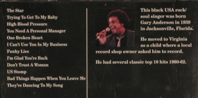 Gary U.S.Bonds: The Star, Success (16220), EEC, 1994 Typ: CD Best.-Nr.: 83825 Preis: 5,00 Euro