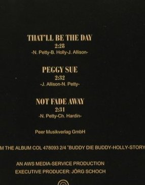 Holly,Buddy - Musical: That'll be the Day+2, Columb.(), EU, 1995 - CD5inch - 83829 - 3,00 Euro