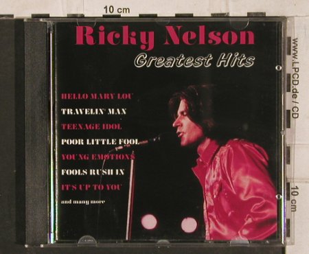 Nelson,Ricky: Greatest Hits, Bellaphon(288 07 259), D, 1995 - CD - 83834 - 7,50 Euro