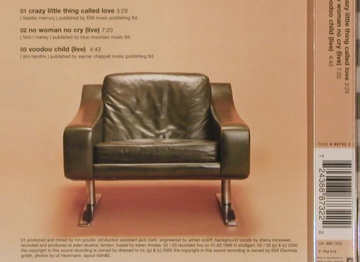 King (the): Crazy Little Thing Called Love+2, EMI, EU, 2000 Typ: CD5" Best.-Nr.: 83836 Preis: 4,00 Euro