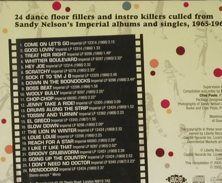 Nelson,Sandy: Big Sixties Beat Party'24Tr, FS-New, ACE, UK, 2005 Typ: CD Best.-Nr.: 93140 Preis: 11,50 Euro