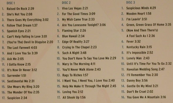 Presley,Elvis: Legendary, Ariola Express, D, 2000 Typ: 3CD Best.-Nr.: 97433 Preis: 12,50 Euro