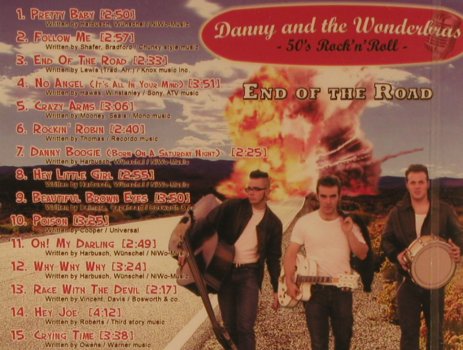 Danny & the Wonderbras: End of the Road, FS-New, Toca/DMG (54.218078.2), D, 2008 Typ: CD Best.-Nr.: 99874 Preis: 10,00 Euro
