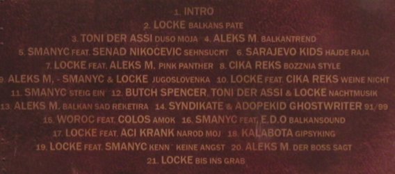 V.A.Vorsicht Balkan: Locke,Toni der Assi,Aleks M.., Republika Balkan(BUE01), , 2009 - CD - 80888 - 7,50 Euro