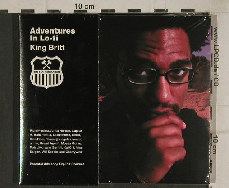 King Britt: Adventures in Lo-Fi, Digi, FS-New, BBE (RR0013cd), F, 2002 Typ: CD Best.-Nr.: 81034 Preis: 10,00 Euro