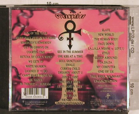 Prince As Symbol: Emancipation, FS-New, NPG(7243 8 55063 21), NL, 1996 - 3CD - 82181 - 15,00 Euro