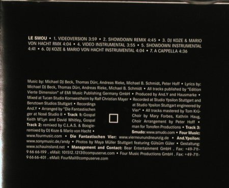 Fantastischen Vier: Le Smou*7, Video, Columb., A, 1999 Typ: CD5" Best.-Nr.: 82692 Preis: 4,00 Euro