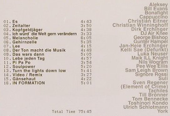 Jazzkantine: In Formation Club-Remixes, vg+/m-, EFA(), EU, 2000 - CD - 82728 - 5,00 Euro