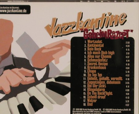 Jazzkantine: Geheimrezept, RCA, D, 1998 Typ: CD Best.-Nr.: 82730 Preis: 10,00 Euro
