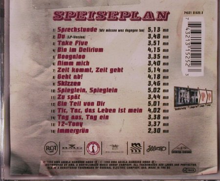 Jazzkantine: Heiss und Fettig, BMG(), EEC, 1995 - CD - 82738 - 7,50 Euro