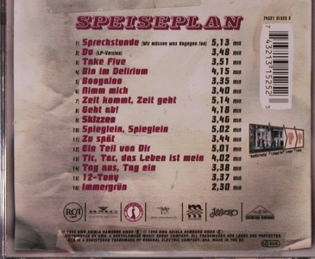 Jazzkantine: Heiss und Fettig, BMG, EEC, 1995 Typ: CD Best.-Nr.: 82738 Preis: 7,50 Euro