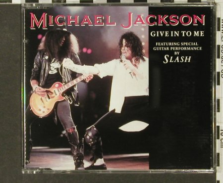 Jackson,Michael feat.Slash: Give In To Me/Dirty Diana/Beat It, Epic(), A, 1991 - CD5inch - 82746 - 4,00 Euro