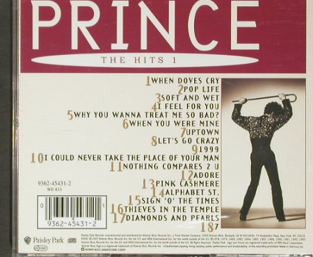 Prince: The Hits 1, WB(), D, 1993 - CD - 82748 - 7,50 Euro