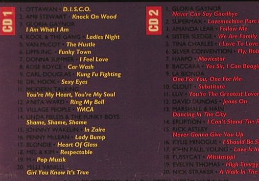 V.A.Disco Bild: Best of Disco Dancing, BMG(), EU, 1999 - 2CD - 82785 - 5,00 Euro