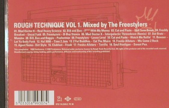V.A.Rough Technique Vol.1: Mad Doctor X...Soul Hooligan,13 Tr., RTD(), EU, 2000 - CD - 82793 - 7,50 Euro