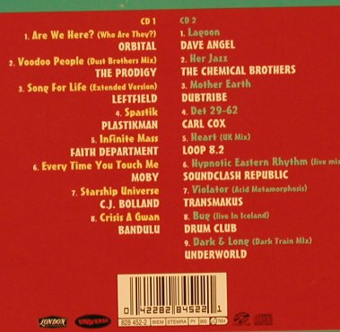 V.A.The Tribal Gathering 95: Orbital...CJ Bolland, 17 Tr., Universe(828 452-2), D, 1995 - 2CD - 82797 - 10,00 Euro