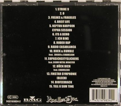 Feinkost Paranoia: Biofeedback, BMG, EU, 1999 Typ: CD Best.-Nr.: 82829 Preis: 7,50 Euro