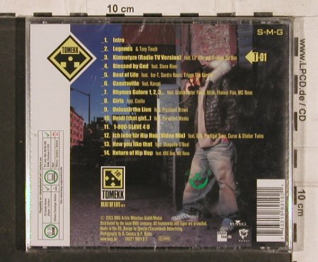 Tomekk: Beat Of Life Vol.1, FS-New, BMG(), EU, 02 - CD - 82937 - 7,50 Euro