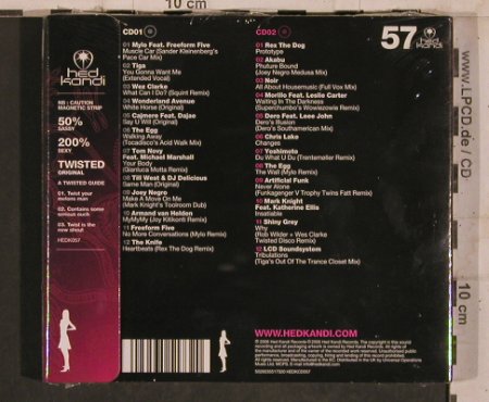 V.A.Twisted Disco: 24 Tr., Digi, FS-New, Hed Kandi(HEDK057), EU, 2006 - 2CD - 84407 - 12,50 Euro