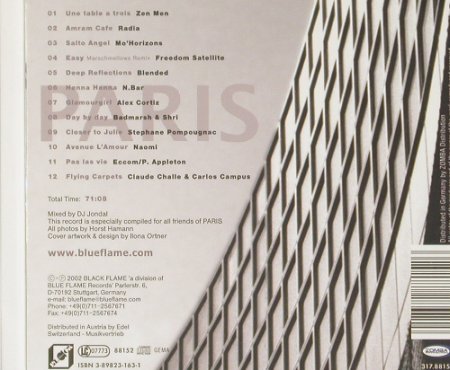 V.A.Vibration de Paris: Mixed by DJ Jondal,Digi, BlackFlame(), D, 2002 - CD - 91295 - 10,00 Euro