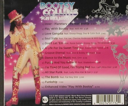 Collins,Bootsy: Play With Bootsy, FS-New, EW(), D, 02 - CD - 91341 - 12,50 Euro