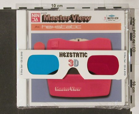 Hexstatic-V.A.: Master-View, 3-d Brille, FS-New, Ninja Tune(ZEN 92), , 2004 - CD/DVD - 91537 - 12,50 Euro