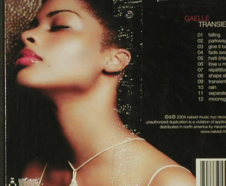 Gaelle: Transient, Digi, FS-New, naked music, , 2004 Typ: CD Best.-Nr.: 92407 Preis: 7,50 Euro
