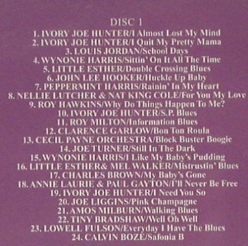 V.A.1950 The R&B Hits: 48 Tr., FS-New, Indigo(), UK, 2001 - 2CD - 92443 - 10,00 Euro