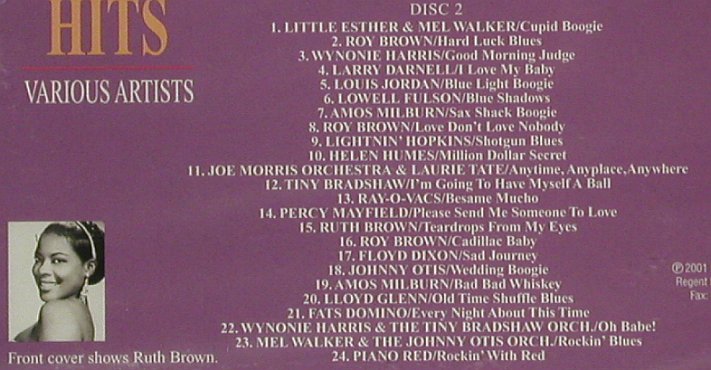 V.A.1950 The R&B Hits: 48 Tr., FS-New, Indigo(), UK, 2001 - 2CD - 92443 - 10,00 Euro