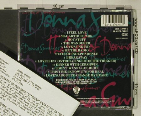 Summer,Donna: The Best Of, 13 Tr., Facts, WB(), D, 1990 - CD - 92545 - 12,50 Euro