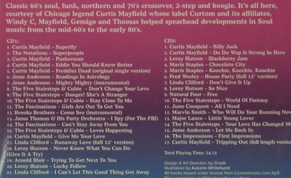 V.A.The Curtom Story: 38 Tr., FS-New, Metro(), UK, 2003 - 2CD - 92563 - 11,50 Euro