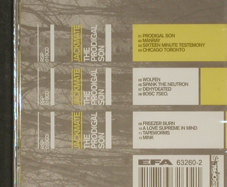 Jackmate: Prodigal Son, FS-New, Resopal, , 2003 Typ: CD Best.-Nr.: 92963 Preis: 9,00 Euro