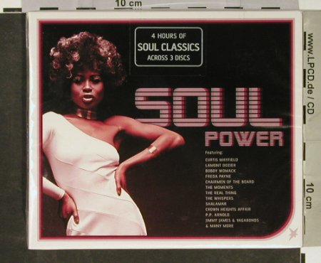 V.A.Soul Power: 4 Hours of Soul Classics,FS-New, Sanctuary(), UK, BoxSet, 2003 - 3CD - 93131 - 12,50 Euro