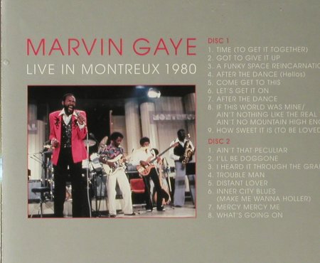 Gaye,Marvin: Live in Montreux 1980, Eagle, D, 2003 Typ: CD Best.-Nr.: 93798 Preis: 10,00 Euro
