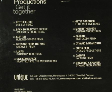 Dynamo Productions: Get It Together, Digi, FS-New, Unique(882119008722), , 2004 - CD - 94496 - 10,00 Euro