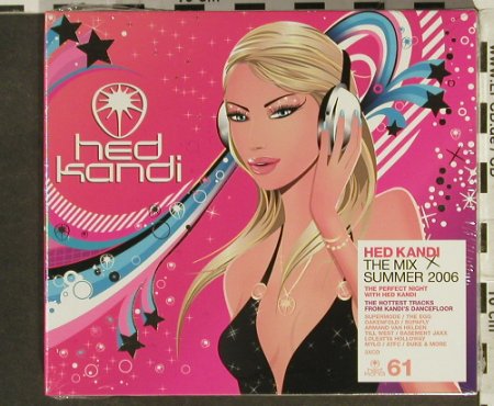 V.A.Hed Kandi-The Mix Summer 2006: 50 Tr., Digi, FS-New, Hed Kandi(HEDK061), EU, 2006 - 3CD - 94518 - 10,00 Euro