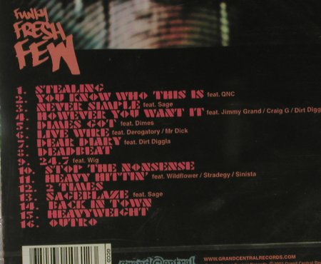 Funky fresh Few: Stealing, FS-New, Grand Central (GCCD 118), EU, 2003 Typ: CD Best.-Nr.: 94867 Preis: 10,00 Euro