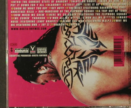 Busta Rhymes: Anarchy, Elektra(), D, 2000 - CD - 95123 - 10,00 Euro