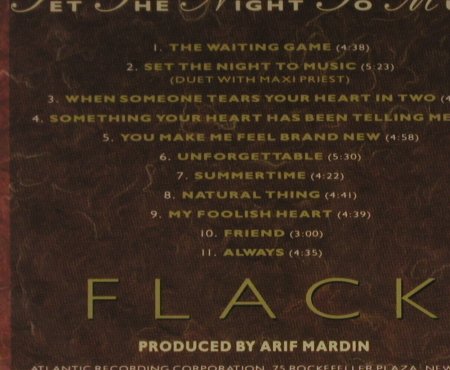 Flack,Roberta: Set The Night To Music, FS-New, Atlantic, D, 1991 Typ: CD Best.-Nr.: 95279 Preis: 7,50 Euro