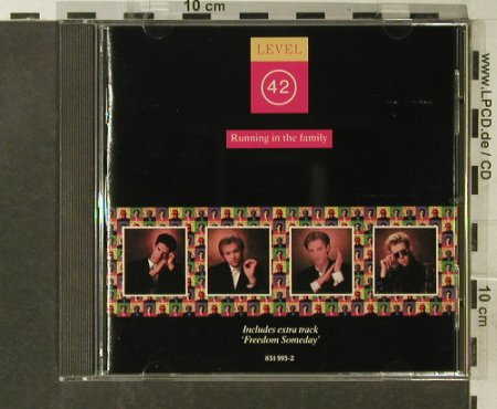 Level 42: Running In The Family, Polyd.(831 593-2), D, 1987 - CD - 95603 - 10,00 Euro