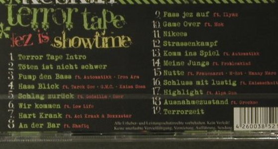 Keskin: Terror Tape, FS-New, Dead Game Rec.(DG002), , 2007 - CD - 96072 - 10,00 Euro