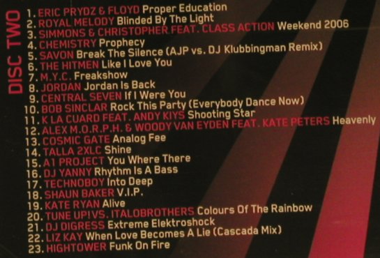 V.A.DJ Meeting 2007: 46 Hits auf 2CDs, Klubbstyle(), EU, 2007 - 2CD - 96293 - 11,50 Euro