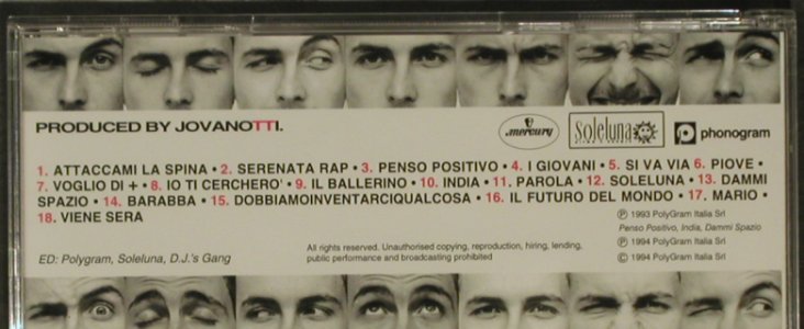 Jovanotti: Lorenzo 1994, Mercury, , 94 Typ: CD Best.-Nr.: 96965 Preis: 7,50 Euro