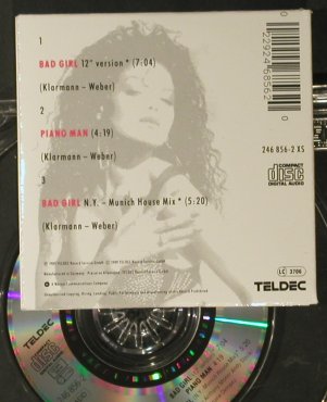 Jackson,La Toya: Bad Girl*2/Piano Man, Digi, Teldec(246856-2XS), D, 1989 - CD3inch - 98042 - 4,00 Euro