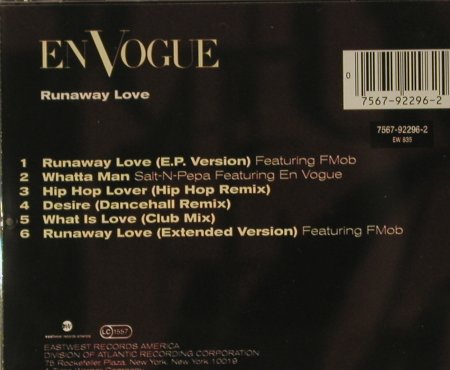 En Vogue: Runaway Love, EP 6 Tr., Atlantic(), D, 93 - CD - 98538 - 5,50 Euro