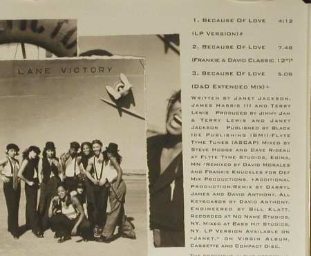 Jackson,Janet: Because Of Love*3, Virgin (8 92297 2), NL, 1994 Typ: CD5" Best.-Nr.: 98854 Preis: 3,00 Euro