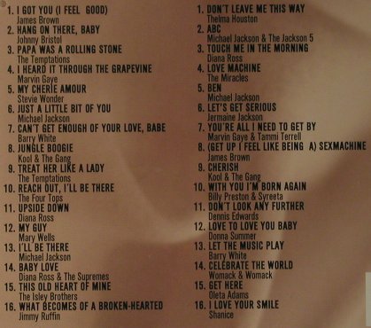 V.A.Soul For Your Soul: The Very Best of Black Music, Motown(66295), D, 1998 - 2CD - 99009 - 7,50 Euro