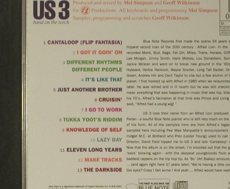 US3: Hand On The Torch, Blue Note(80883 2), NL, 1993 - CD - 99129 - 7,50 Euro