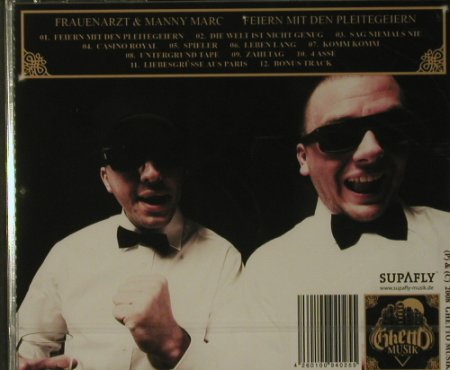 Frauenarzt & Manny Marc: Feiern mit den Pleitegeiern, FS-New, Ghetto Music(GTO011), EU, 2008 - CD - 99326 - 7,50 Euro